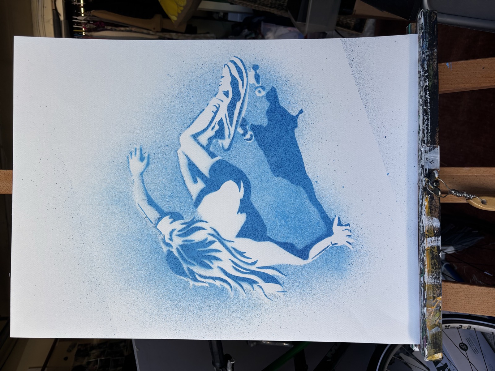 Carve on Blue — in studio